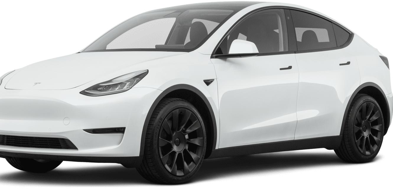 TESLA MODEL Y 2020 5YJYGDEE4LF018162 image